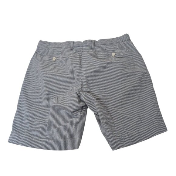 Polo Ralph Lauren Seersucker Shorts Mens Size 35 Blue Suffield Fit Striped - Picture 5 of 9